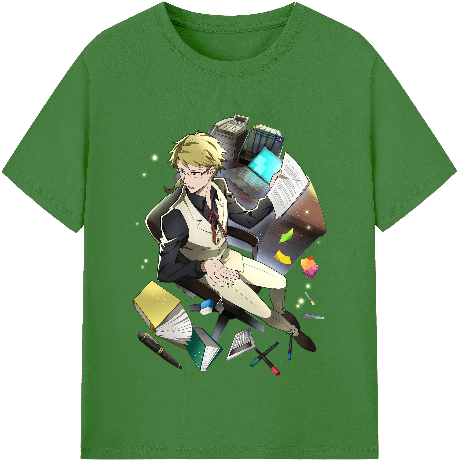 （画像用） 文豪ストレイドッグス Bungo Stray Dogs レディースカジュアルプリントTシャツ（綿100％）